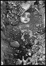 Una de las muchas víctimas de Bhopal