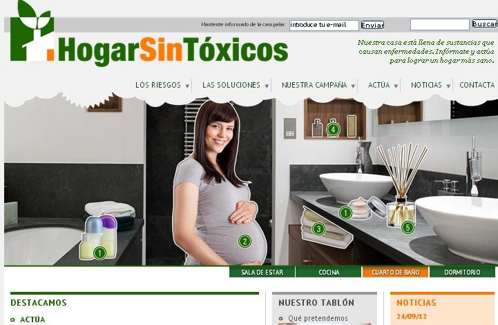 Web Hogar sin Tóxicos