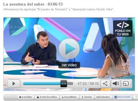 Entrevista en La Aventura del Saber